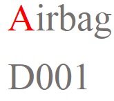 Airbag for transportation purposes