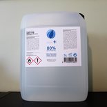 Hand Sanitisers 80% Alcohol alpha H 5 Litres Jerrycan