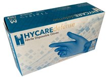 Nitrile Disposable Gloves Powderfree - HYCARE defense (BOX OF 100 GLOVES)